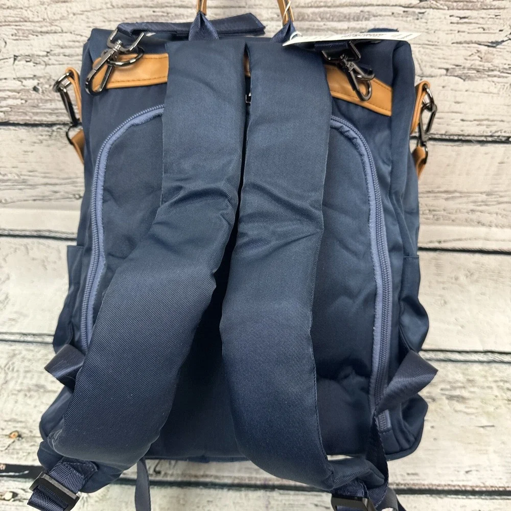 YAYAG Diaper Bag 🆕 Backpack Stylish Tote Navy‎ Blue Travel Baby Shoulder New